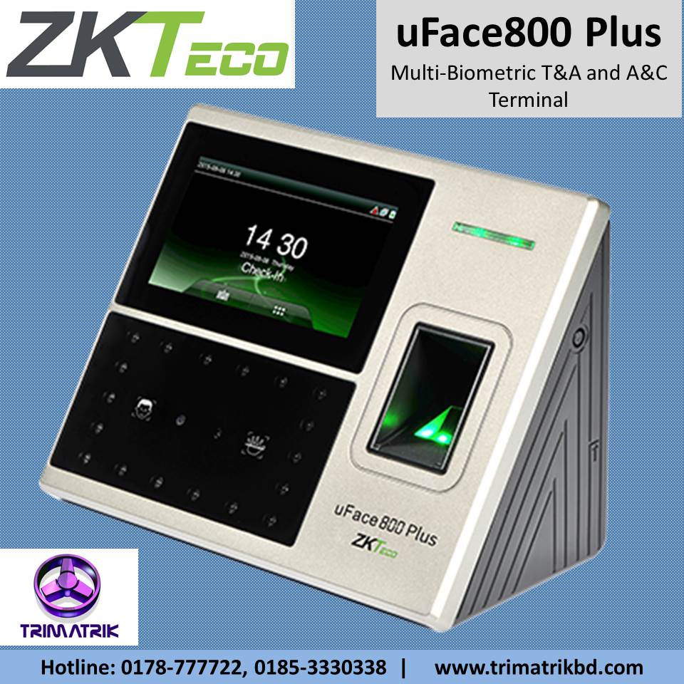 ZKTeco uFace800 Plus Price in BD | ZKTeco uFace800 Plus in Bangladesh