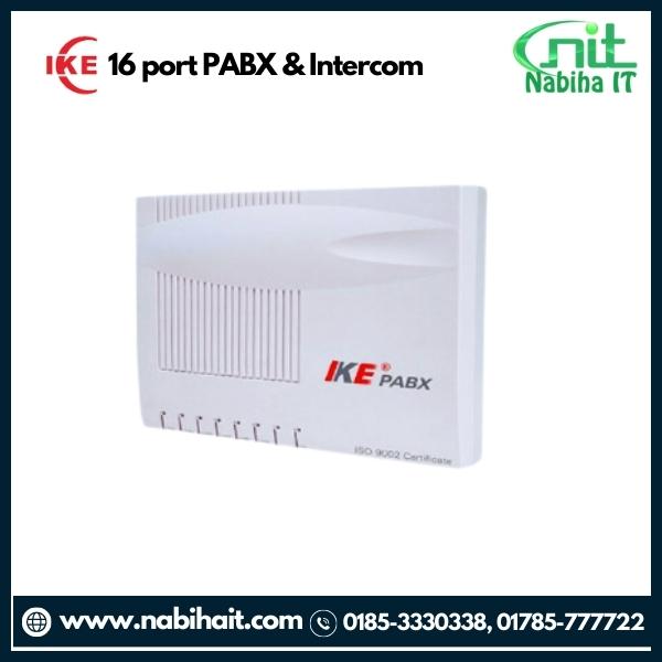 IKE 16 Port Office and Apartment Intercom with PABX System Price in Dhaka-Bangladesh