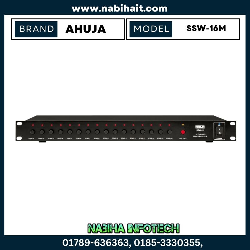 Ahuja SSW-16M 16 Channel Zone Selector in Bangladesh