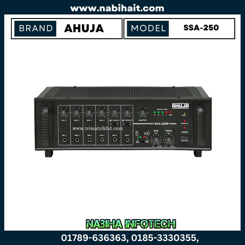 Ahuja SSA-250 250Watts Mixer PA Amplifier in Bangladesh