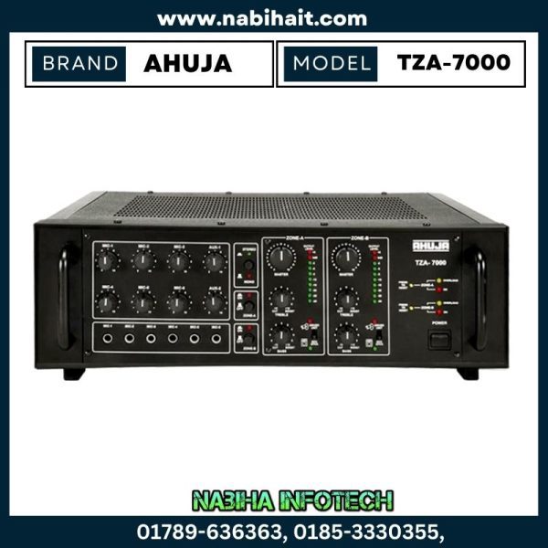 Ahuja TZA-7000 700Watts 2-Zone PA MIXER AMPLIFIERS in Bangladesh
