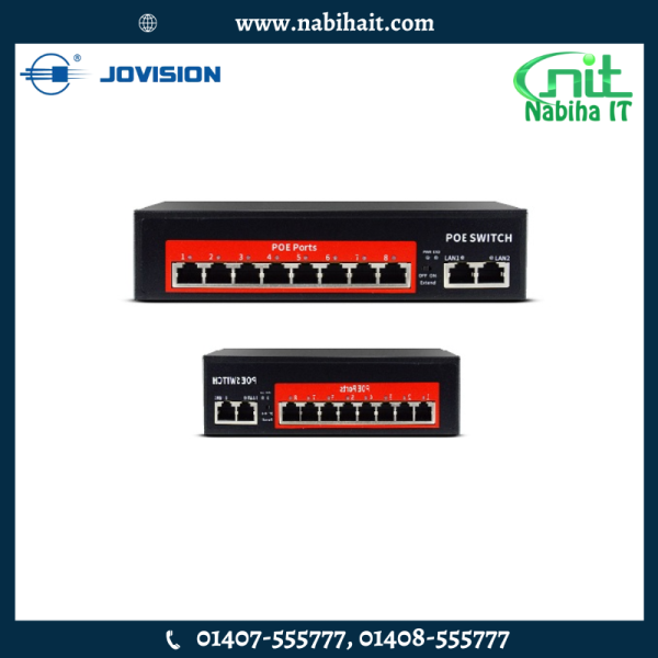 Jovision JVS-S10-8P 8Port PoE Network Switch in Bangladesh